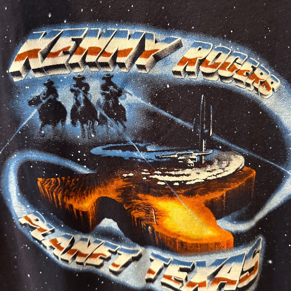 1989 Kenny Rogers "Planet Texas" Tee View 4